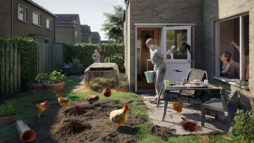 Perché avere galline in giardino è molto meno idilliaco di quanto si pensi
