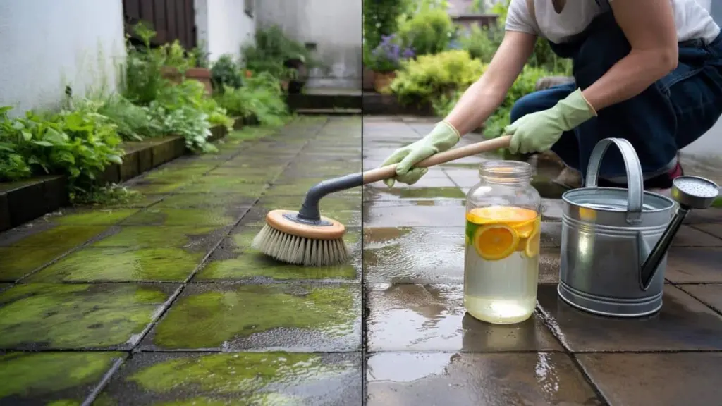 Come pulire il tuo terrazzo verde in 5 minuti senza candeggina