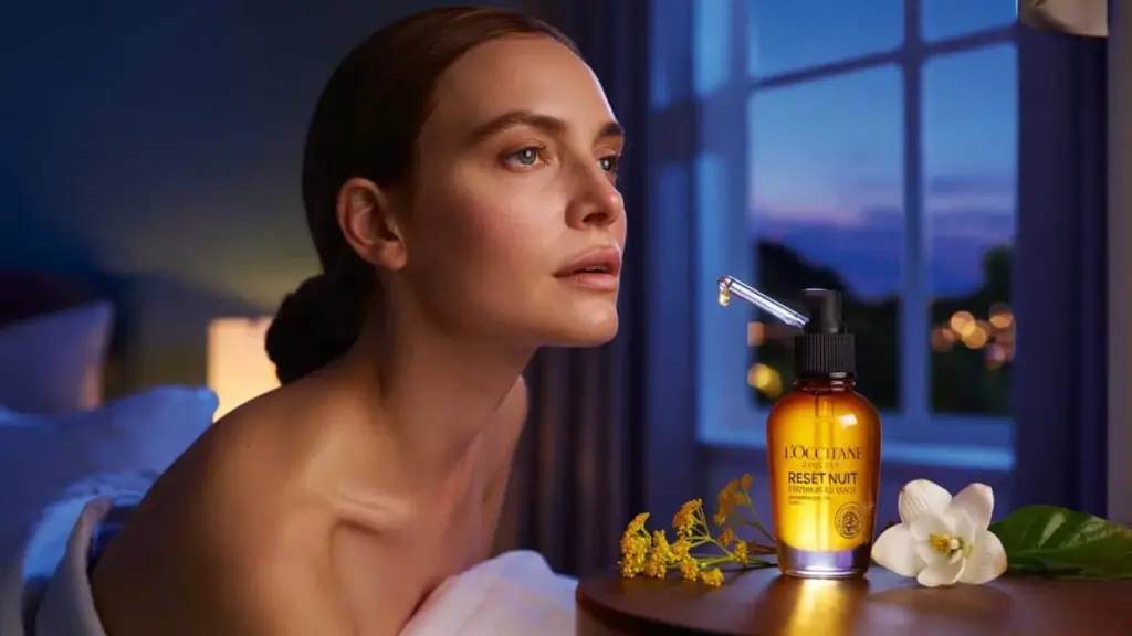 Il siero notte di L’Occitane promette di svegliarsi con una pelle visibilmente più fresca