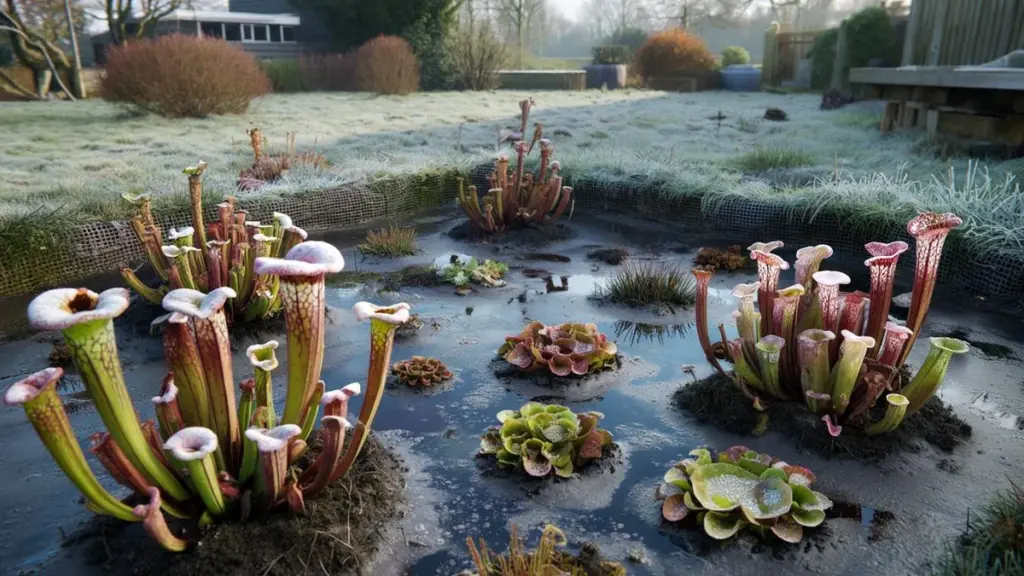 Come salvare le piante carnivore in giardino durante il primo inverno