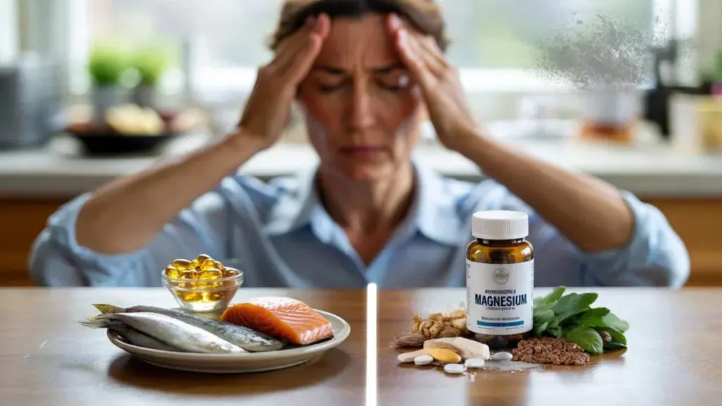 Testa annebbiata e stanchezza mentale? Come scegliere tra magnesio e omega‑3